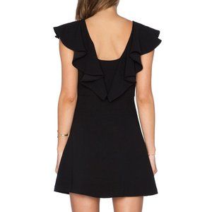 BCBGeneration Back Ruffle Dress in Black